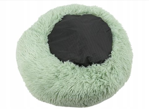 Legowisko dla psa kota DONUT włochate poduszka SOFA L 60x60cm MIĘTOWE 10