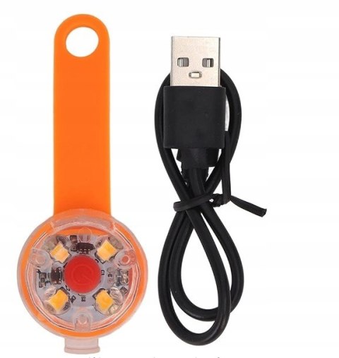 ŚWIECĄCA LAMPKA LED na obrożę WODOODPORNA dla psa kota ZAWIESZKA ŻÓŁTA 40 ŚWIECĄCA LAMPKA LED na obrożę WODOODPORNA dla psa kota ZAWIESZKA ŻÓŁTA 40