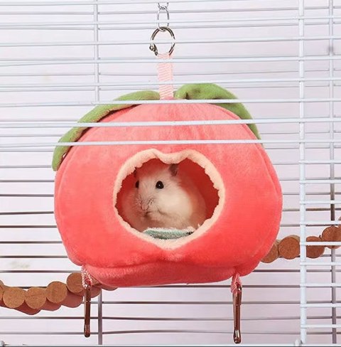 BUDKA domek legowisko DLA MYSZKI małych gryzoni chomika różowa Q11 BUDKA domek legowisko DLA MYSZKI małych gryzoni chomika różowa Q11