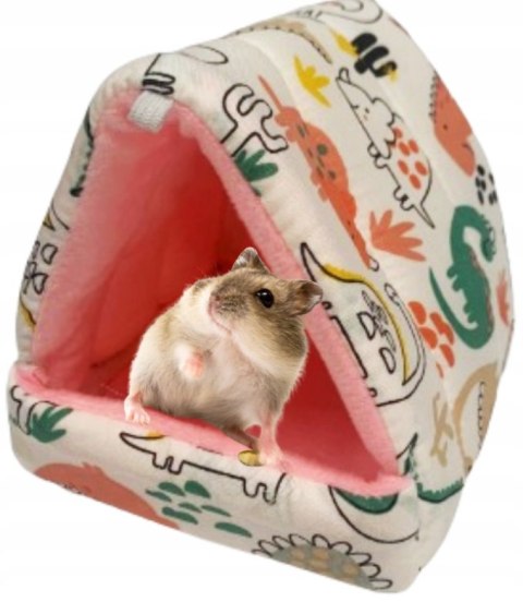 Domek dla chomika legowisko MIECIUTKIE PLUSZOWE GRYZONI mysz 15x15cm Q39L Domek dla chomika legowisko MIECIUTKIE PLUSZOWE GRYZONI mysz 15x15cm Q39L