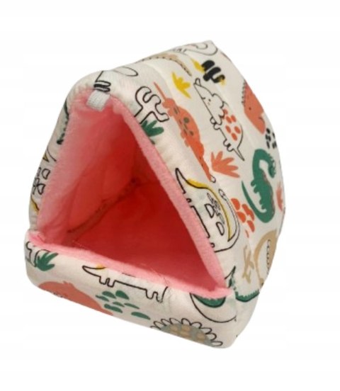 Domek dla chomika legowisko MIECIUTKIE PLUSZOWE GRYZONI mysz 15x15cm Q39L Domek dla chomika legowisko MIECIUTKIE PLUSZOWE GRYZONI mysz 15x15cm Q39L