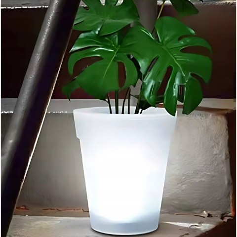 doniczka lampka solarna